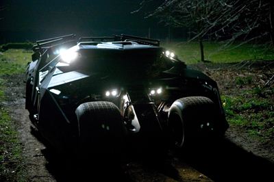 The Batmobile from Batman Begins